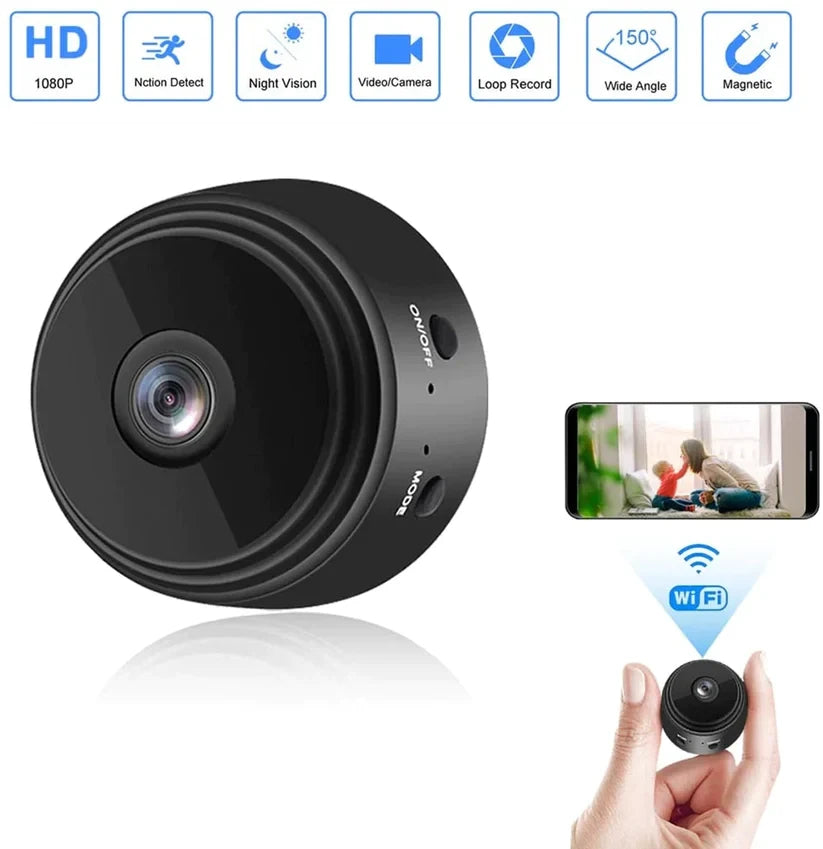 ⚡ Mini Cámara WiFi Inteligente
