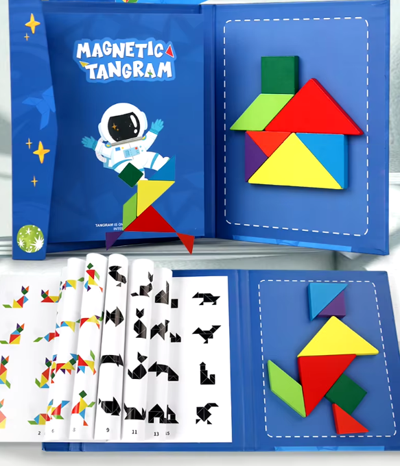 👧👦 LIBRO MONTESSORI IMANTADO ROMPECABEZAS - NIÑO