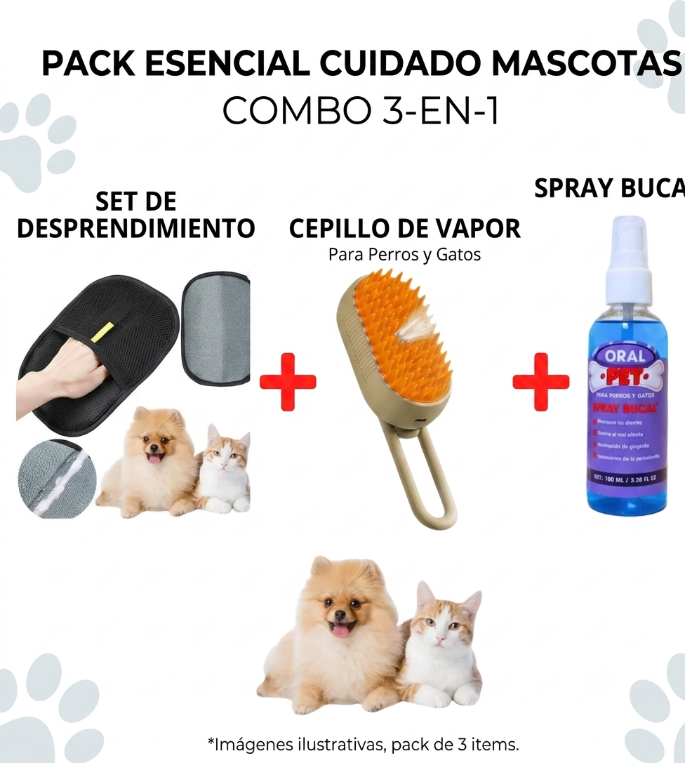 🐶🐱 Pack Cuidado Total para Mascotas
